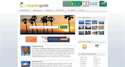 Desktop Screenshot of losangelesguide.com